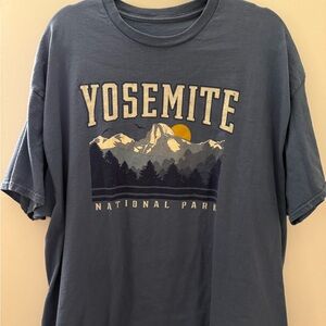 Yosemite National Park Blue T-Shirt